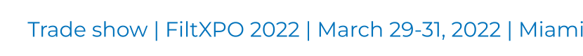 Trade show | FiltXPO 2022 | March 29-31, 2022 | Miami